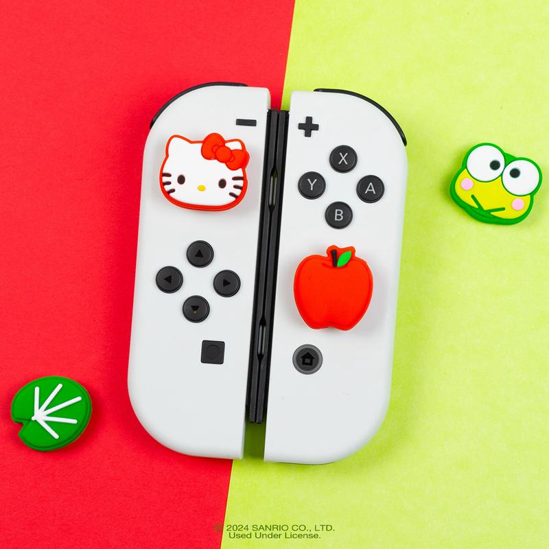 Sanrio Hello Kitty and Friends Switch Grips (Hello Kitty + Keroppi) Sanrio Characters Caps  USA |  JYXPV-3269