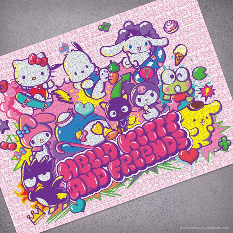 Sanrio Hello Kitty and Friends Tokyo Skate 1000-Pc Sanrio Characters Puzzles  USA |  CNLZG-7261