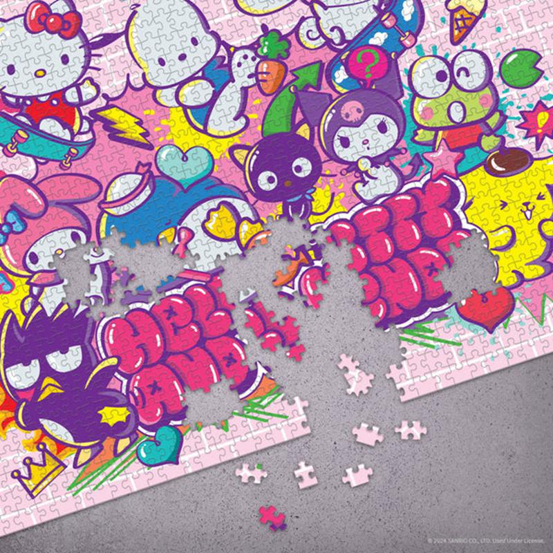 Sanrio Hello Kitty and Friends Tokyo Skate 1000-Pc Sanrio Characters Puzzles  USA |  XMRAB-5897