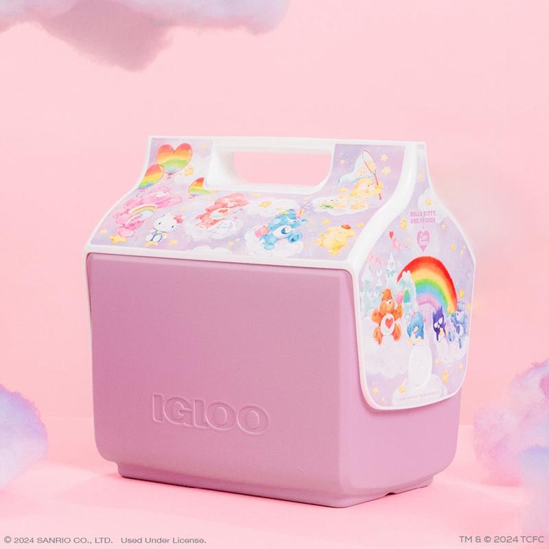 Sanrio Hello Kitty and Friends x Care Bears Igloo Little Playmate 7 Qt Sanrio Characters Cooler  USA |  CEDGP-7210