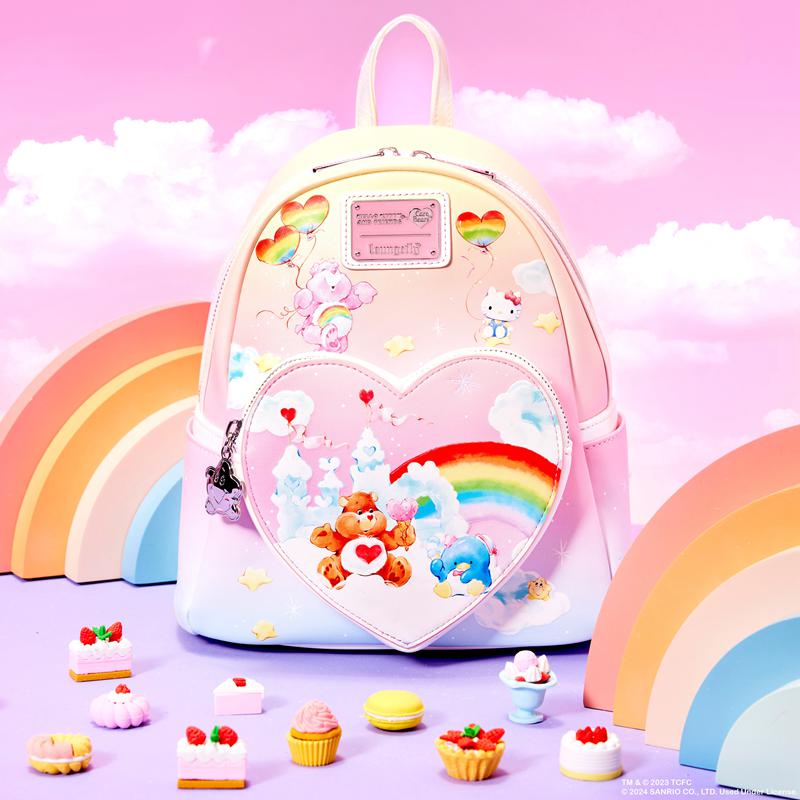 Sanrio Hello Kitty and Friends x Care Bears Care-A-Lot Mini Sanrio Characters Backpack  USA |  AHMTB-4897