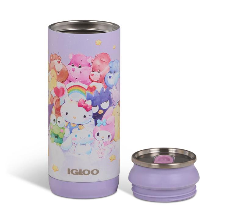 Sanrio Hello Kitty and Friends x Care Bears Igloo 16 Oz Can Sanrio Characters Cooler  USA |  PHDOI-2694