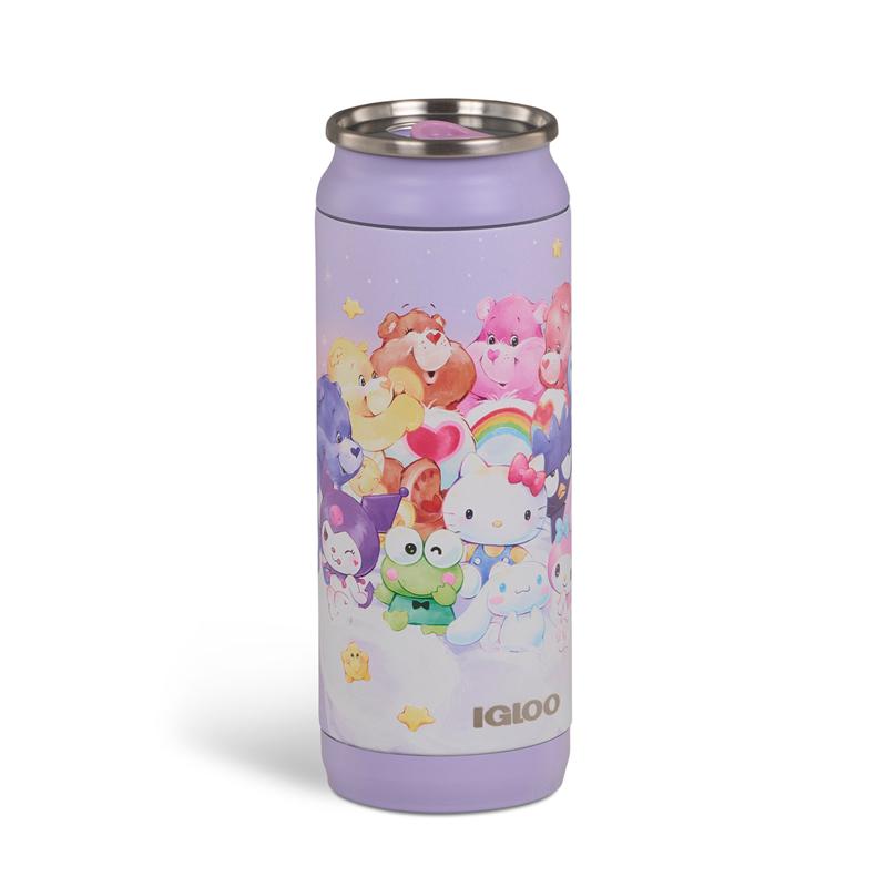 Sanrio Hello Kitty and Friends x Care Bears Igloo 16 Oz Can Sanrio Characters Cooler  USA |  PHDOI-2694