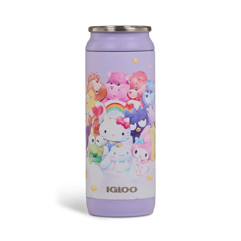 Sanrio Hello Kitty and Friends x Care Bears Igloo 16 Oz Can Sanrio Characters Cooler  USA |  PHDOI-2694