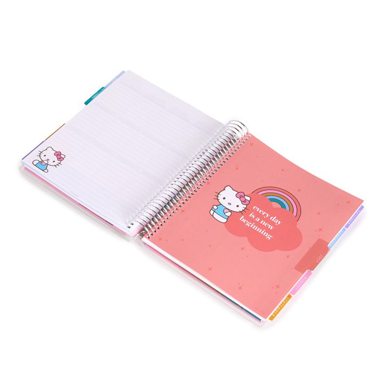 Sanrio Hello Kitty and Friends x Erin Condren Rainbow Relaxation 2025 LifePla Sanrio Characters Lifeplanner  USA |  WTYPF-0283