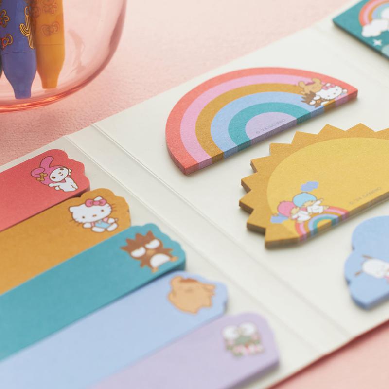 Sanrio Hello Kitty and Friends x Erin Condren Sticky Sanrio Characters Note Booklet  USA |  EQSBX-6984