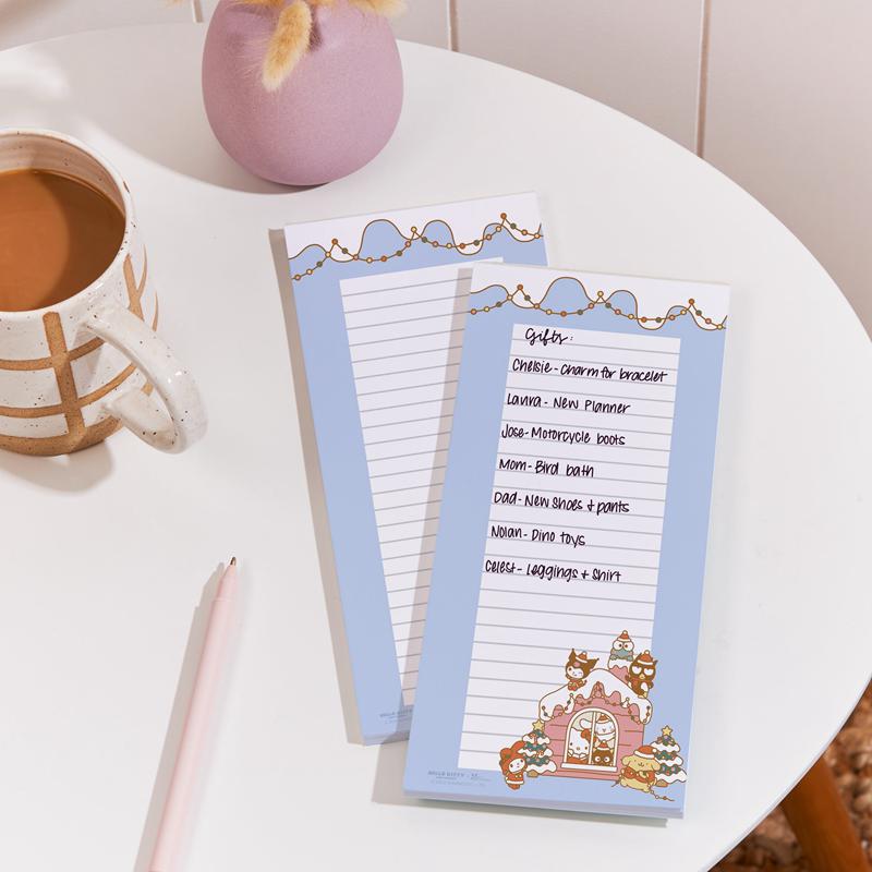 Sanrio Hello Kitty and Friends x Erin Condren Holiday List 2-Piece Se Sanrio Characters Notepad  USA |  LAHWP-6894