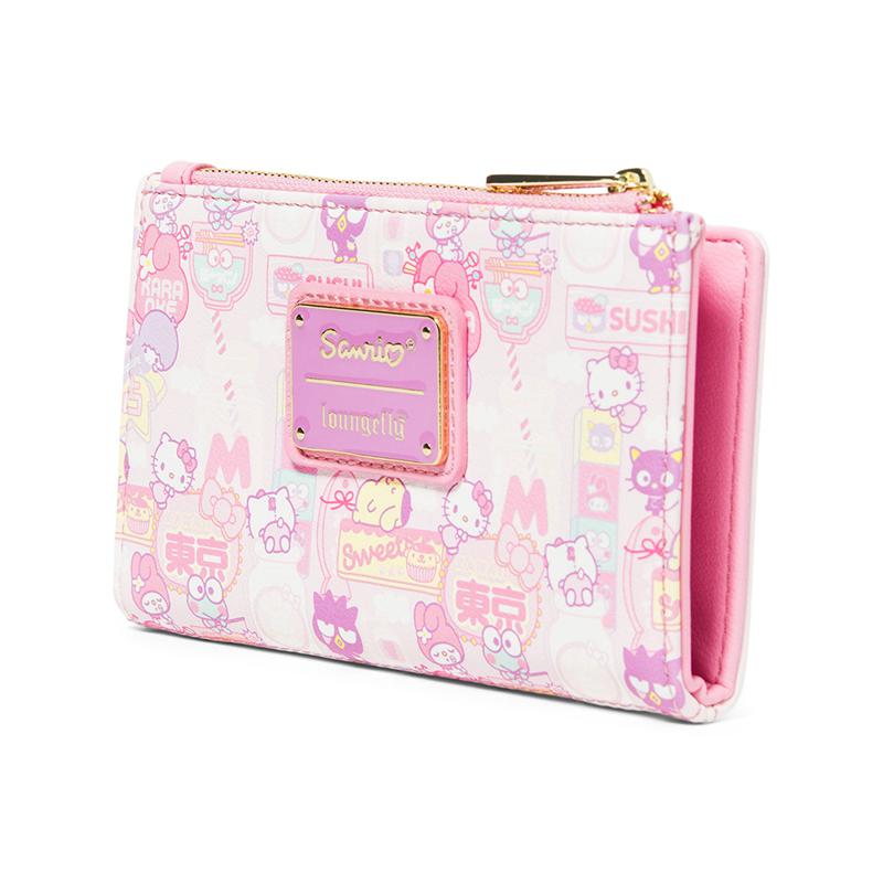 Sanrio Hello Kitty and Friends x Loungefly Kawaii All-Over Print Sanrio Characters Wallet  USA |  FTNQM-9250