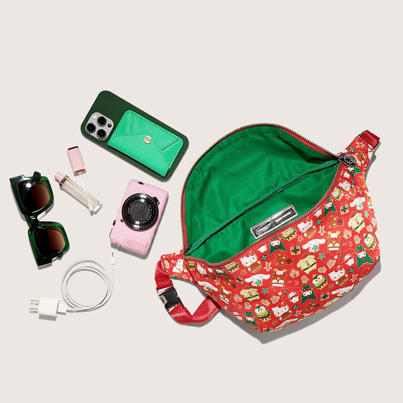 Sanrio Hello Kitty and Friends x Stoney Clover Lane Holiday Jumbo Sanrio Characters Fanny Pack  USA |  HOZWN-7549