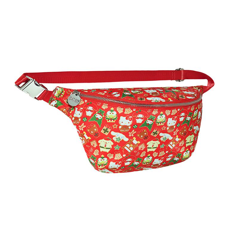 Sanrio Hello Kitty and Friends x Stoney Clover Lane Holiday Jumbo Sanrio Characters Fanny Pack  USA |  HOZWN-7549