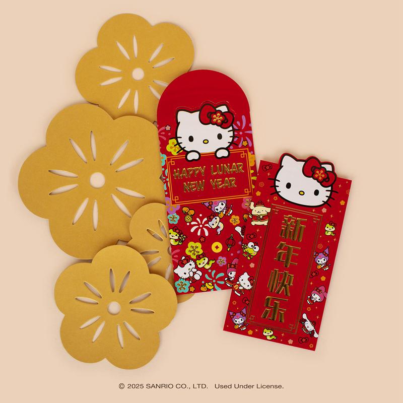 Sanrio Hello Kitty and Friends x Studio Oh! 10-pc LNY Pack (Year of the Snake) Sanrio Characters Envelope  USA |  NSZRQ-6904