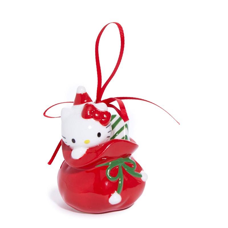 Sanrio Hello Kitty and Kuromi 2-pc Holiday Ceramic Set (Red) Sanrio Characters Ornament  USA |  HARMP-2875