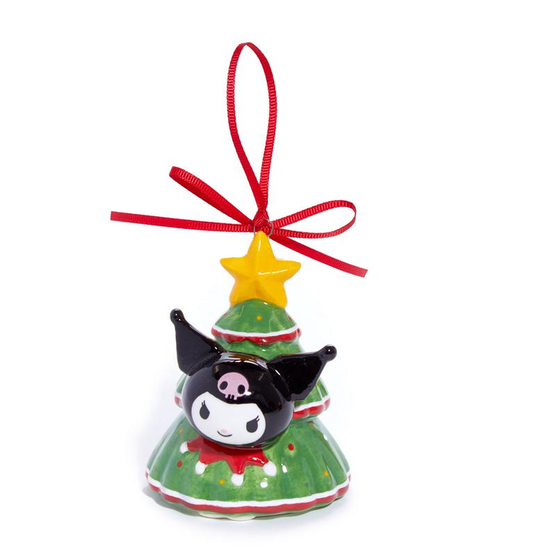 Sanrio Hello Kitty and Kuromi 2-pc Holiday Ceramic Set (Red) Sanrio Characters Ornament  USA |  HARMP-2875