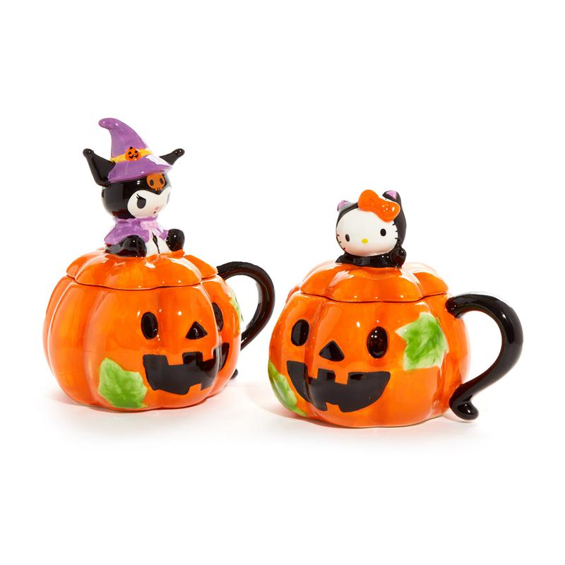 Sanrio Hello Kitty and Kuromi Pumpkin Ceramics Sanrio Characters Mug  USA |  JZOAS-5139