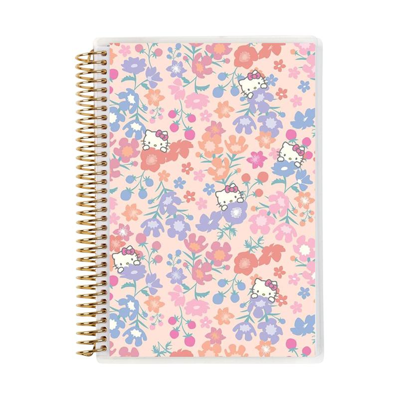 Sanrio Hello Kitty x Erin Condren Meadows A5 Coiled Sanrio Characters Notebook  USA |  OQPIV-9654