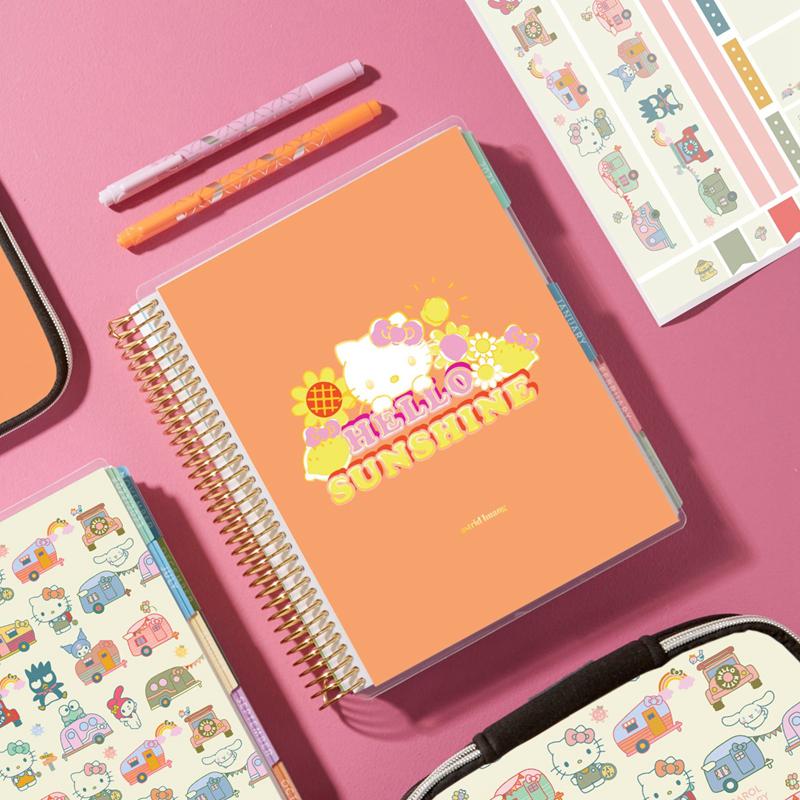 Sanrio Hello Kitty x Erin Condren Spiral (Hello Sunshine) Sanrio Characters Notebook  USA |  RQFKI-0271