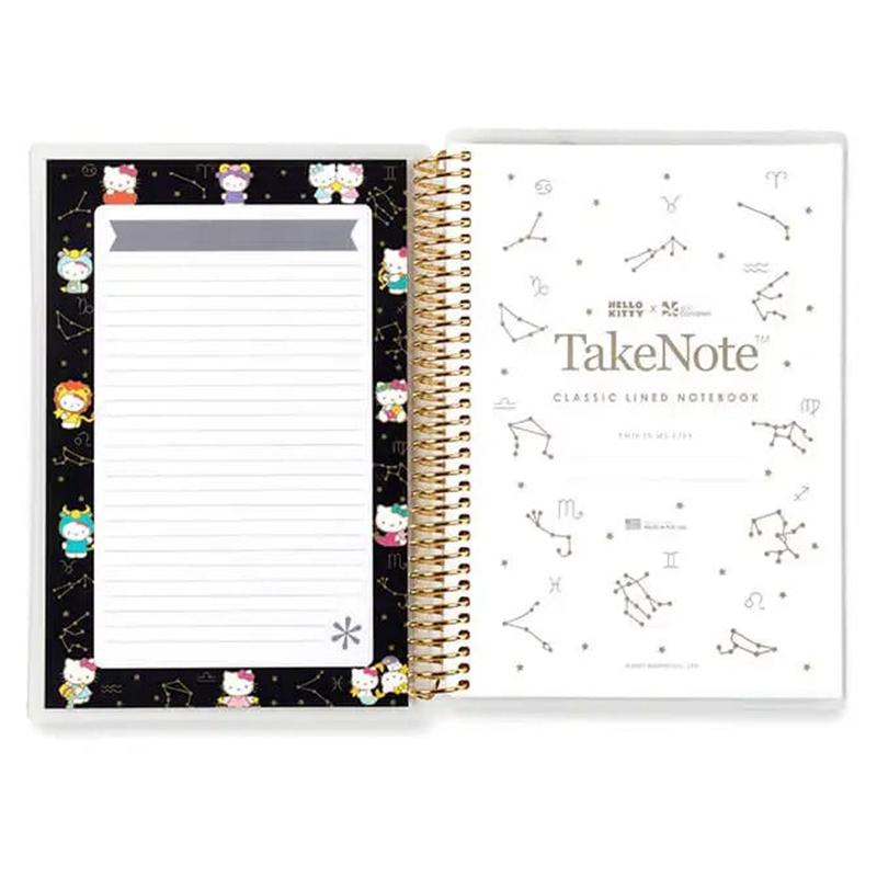 Sanrio Hello Kitty x Erin Condren Zodiac A5 Coiled Sanrio Characters Notebook  USA |  EUVGF-7846