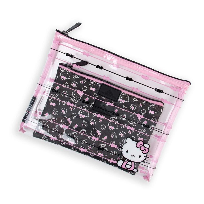 Sanrio Hello Kitty x Impressions Slim Set (Black) Sanrio Characters Pouch  USA |  SNCKI-1382