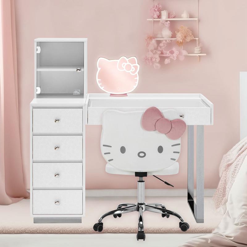 Sanrio Hello Kitty x Impressions Vanity SlayStation Duet Vanity Desk Sanrio Characters Vanity Desk  USA |  YSWJP-8529