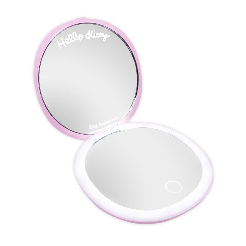 Sanrio Hello Kitty x Impressions Vanity 50th Anniv. Round LED Compact Sanrio Characters Mirror  USA |  QDGTF-0917