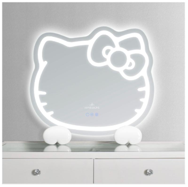 Sanrio Hello Kitty x Impressions Vanity RGB Wall 2.0 W/ Bluetooth Spea Sanrio Characters Mirror  USA |  MLHVW-3420