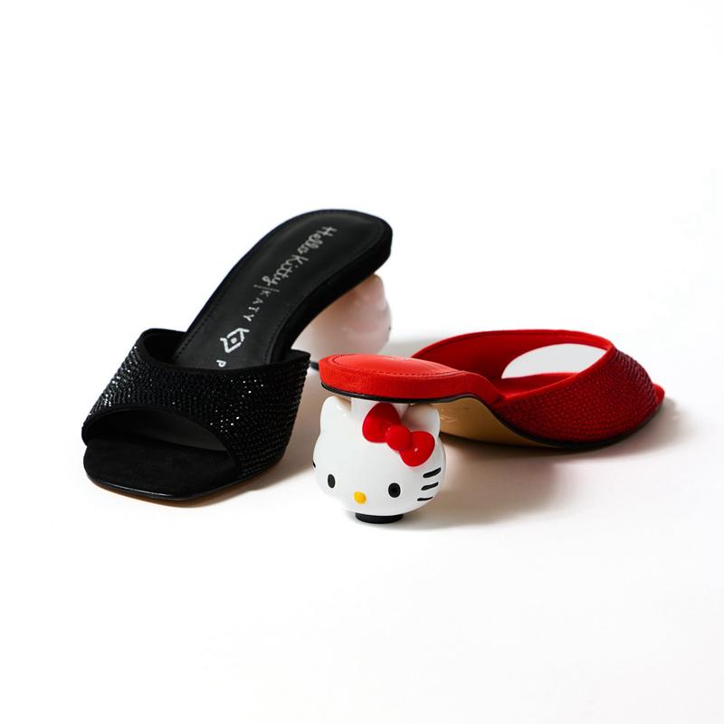 Sanrio Hello Kitty x Katy Perry (Black) Sanrio Characters Mule  USA |  WZDSI-5104