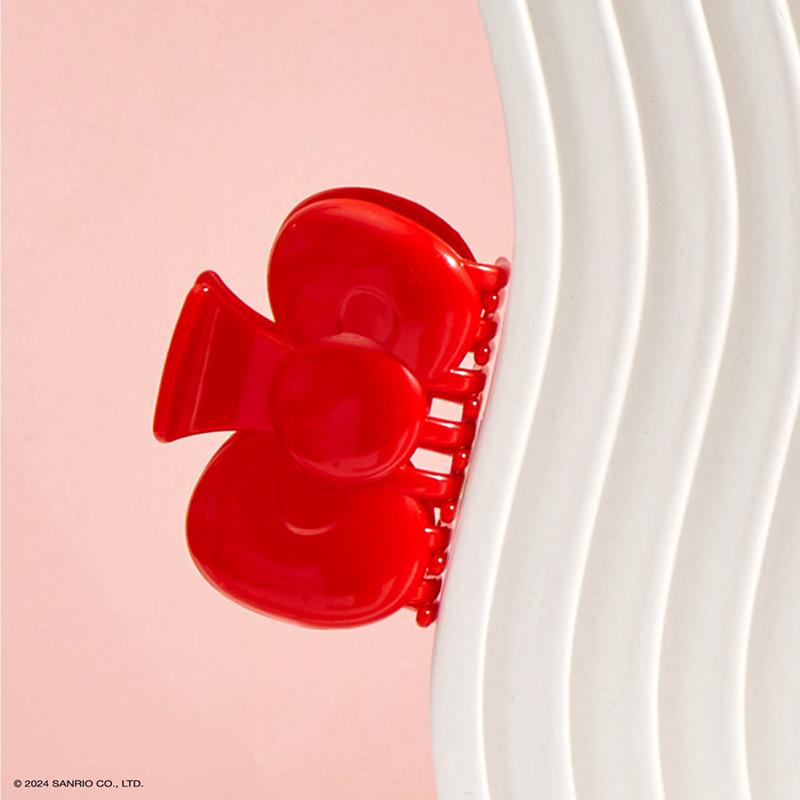 Sanrio Hello Kitty x Kitsch Bow Shape Claw (Red) Accessories Clip  USA |  FCAKU-9365