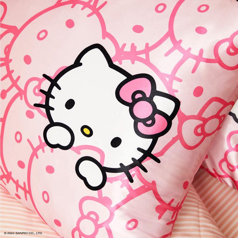 Sanrio Hello Kitty x Kitsch Facescase (Pink) Sanrio Characters Pillow  USA |  YSDBL-7258