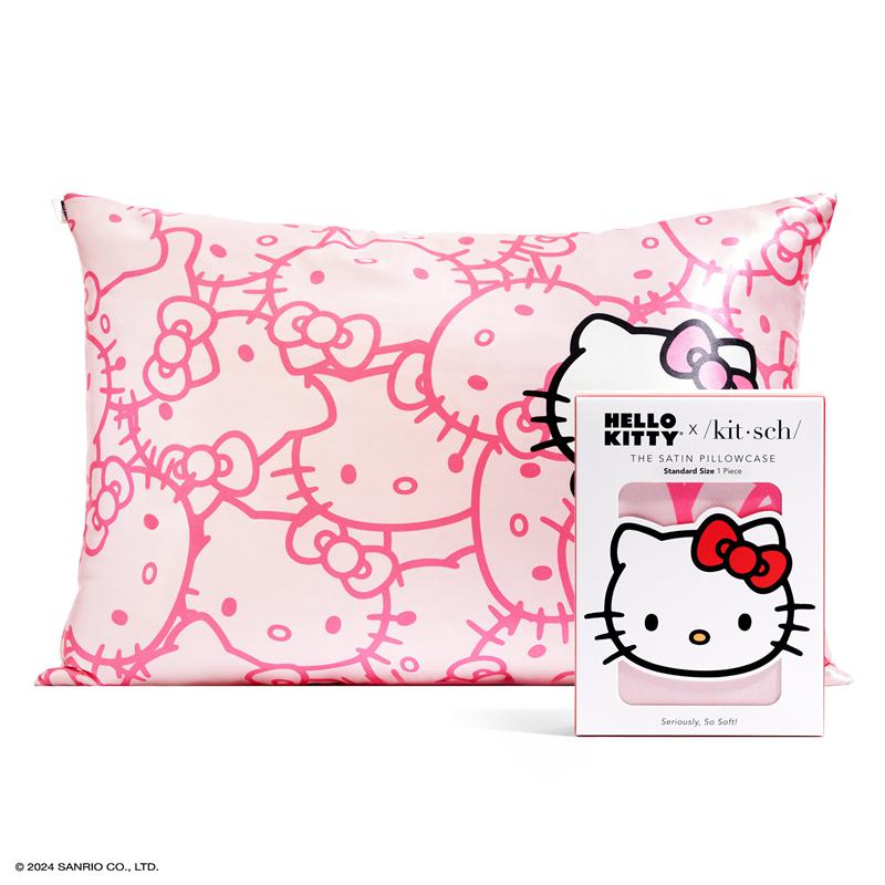 Sanrio Hello Kitty x Kitsch Facescase (Pink) Sanrio Characters Pillow  USA |  YSDBL-7258