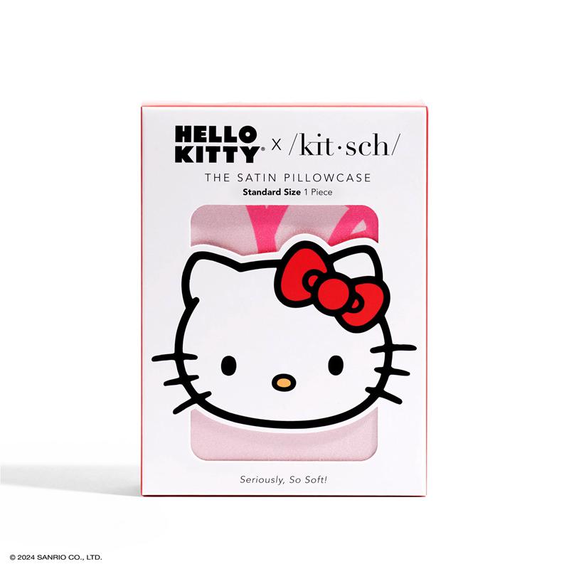 Sanrio Hello Kitty x Kitsch Facescase (Pink) Sanrio Characters Pillow  USA |  YSDBL-7258