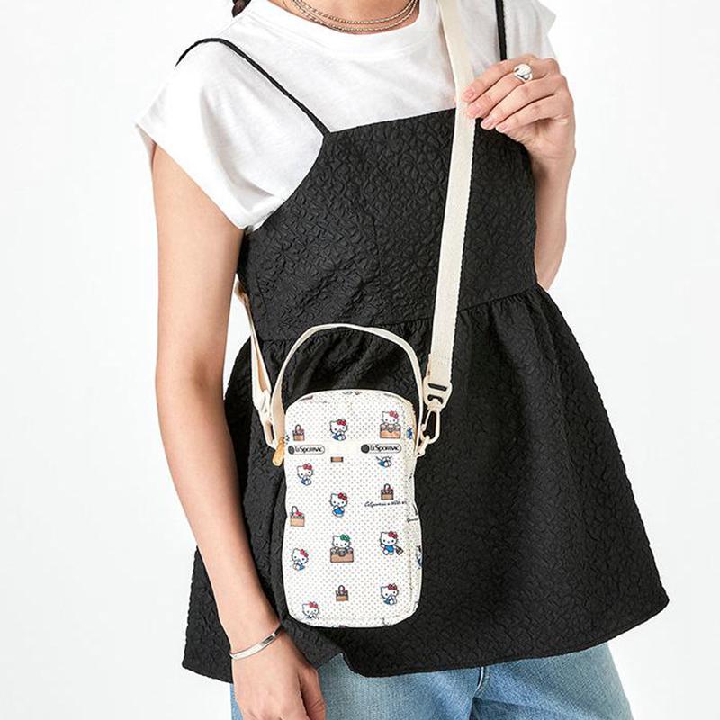 Sanrio Hello Kitty x LeSportsac Mini Phone (No No Life) Sanrio Characters Crossbody Bag  USA |  NCDHQ-0138