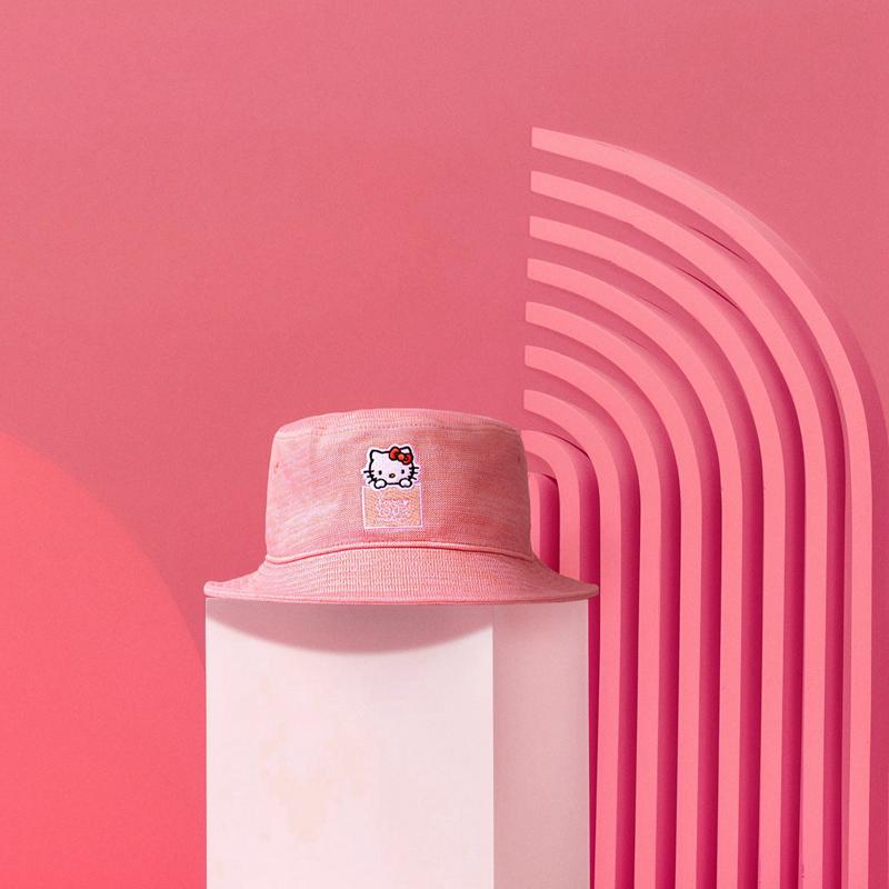 Sanrio Hello Kitty x Love Your Melon Speckled Hero (Pink) Sanrio Characters Bucket Hat  USA |  BQTVM-9530