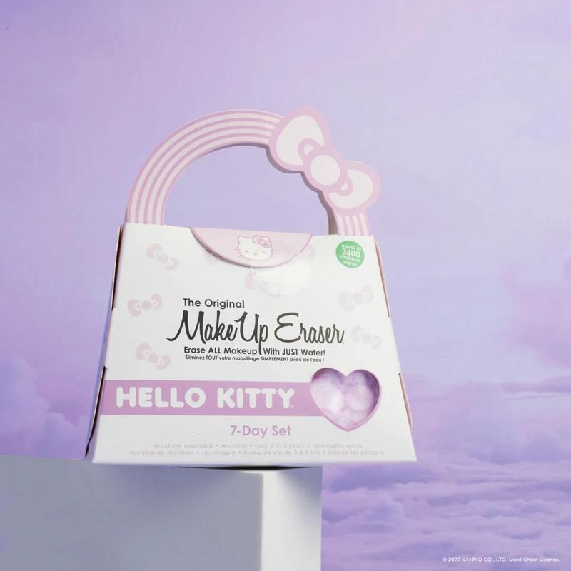 Sanrio Hello Kitty x MakeUp Eraser 7-Day Set (Pastel) Sanrio Characters Eraser  USA |  WNKIS-4617