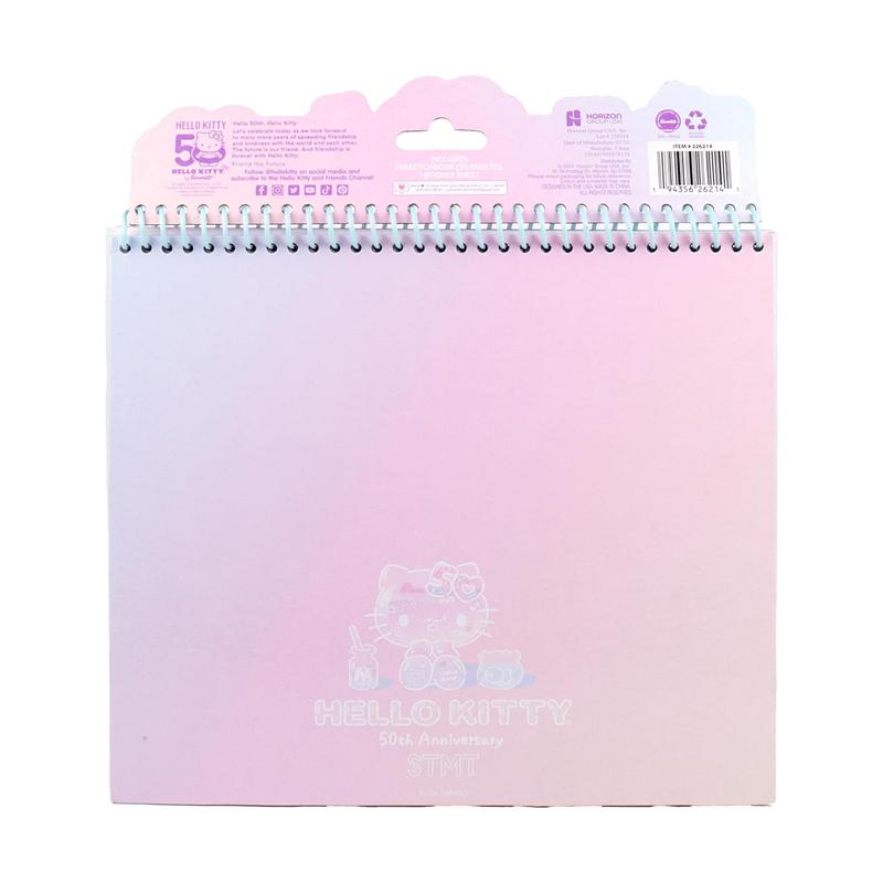 Sanrio Hello Kitty x STMT 50th Anniversary Sketchbook Sanrio Characters Sketchbook  USA |  FVNGR-7294