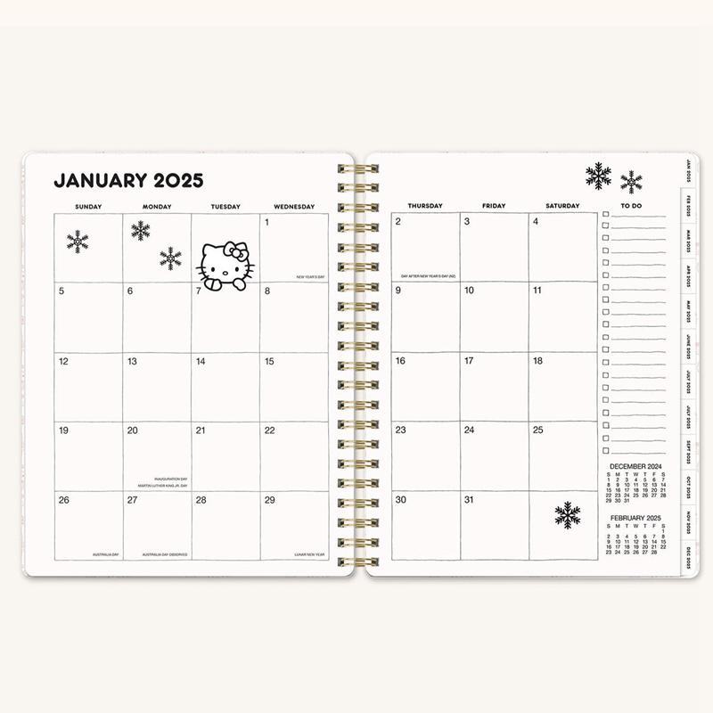 Sanrio Hello Kitty x Studio Oh! 2025 Desert Adventure Baxter Planner Sanrio Characters Planner  USA |  PCXGZ-9210