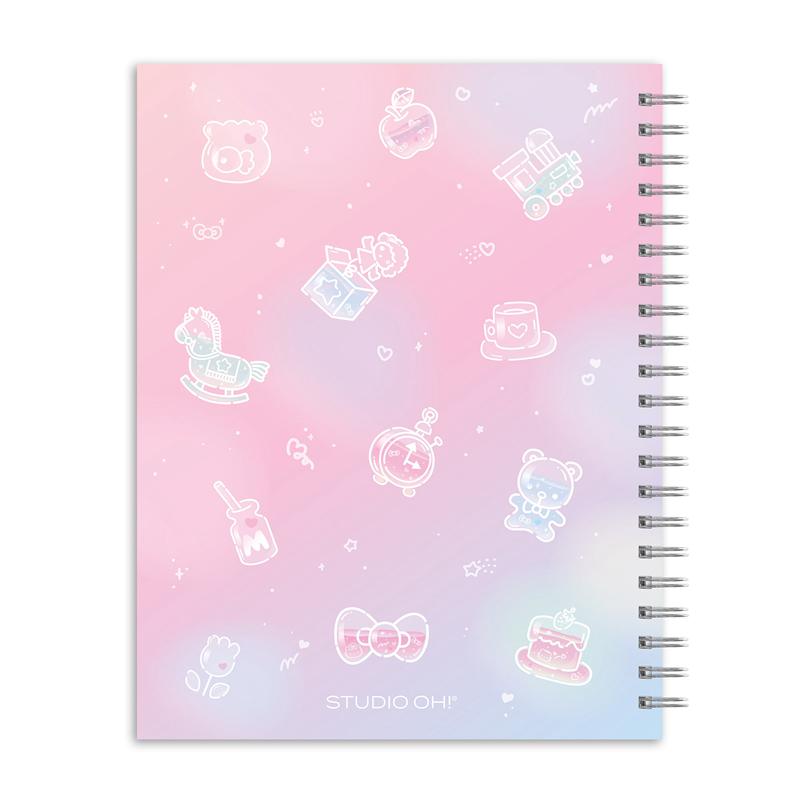 Sanrio Hello Kitty x Studio Oh! 50th Anniversary Extra-Large Spiral Sanrio Characters Notebook  USA |  JAIPG-3901