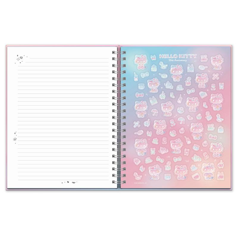 Sanrio Hello Kitty x Studio Oh! 50th Anniversary Extra-Large Spiral Sanrio Characters Notebook  USA |  JAIPG-3901