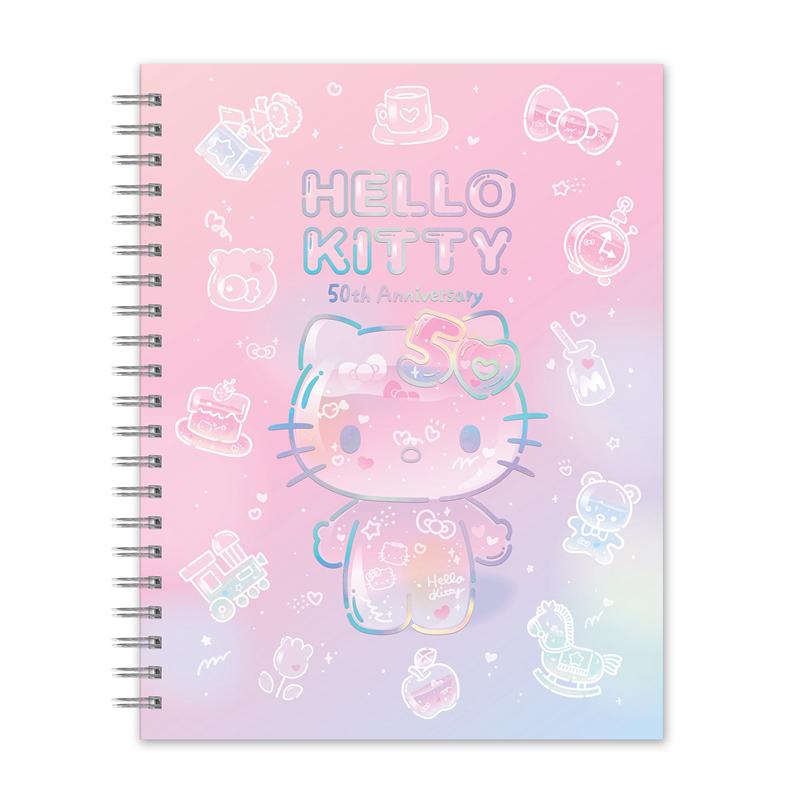 Sanrio Hello Kitty x Studio Oh! 50th Anniversary Extra-Large Spiral Sanrio Characters Notebook  USA |  JAIPG-3901