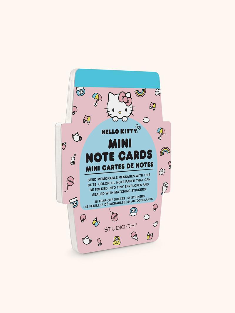 Sanrio Hello Kitty x Studio Oh! Classic Pink Mini Memo with Sanrio Characters Stickers  USA |  HXTOP-9201