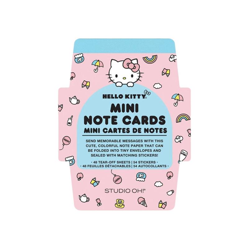 Sanrio Hello Kitty x Studio Oh! Classic Pink Mini Memo with Sanrio Characters Stickers  USA |  HXTOP-9201