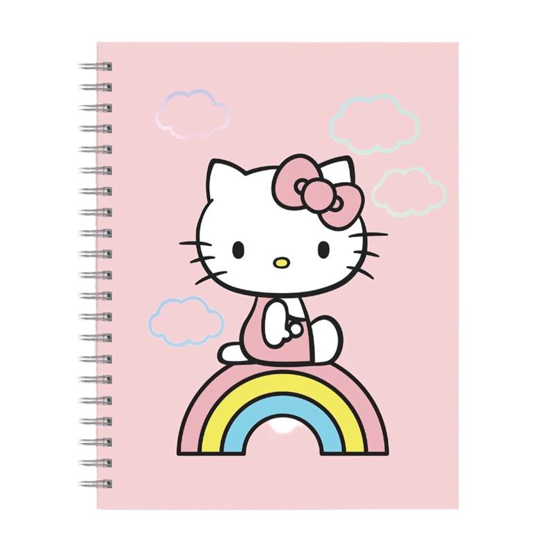 Sanrio Hello Kitty x Studio Oh! Classic Pink Extra-Large Spiral Sanrio Characters Notebook  USA |  BMQGH-0246