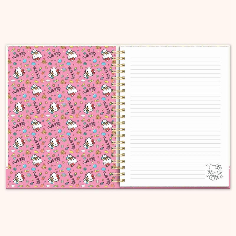 Sanrio Hello Kitty x Studio Oh! College Letters Extra-Large Spiral Sanrio Characters Notebook  USA |  EKBPF-0621