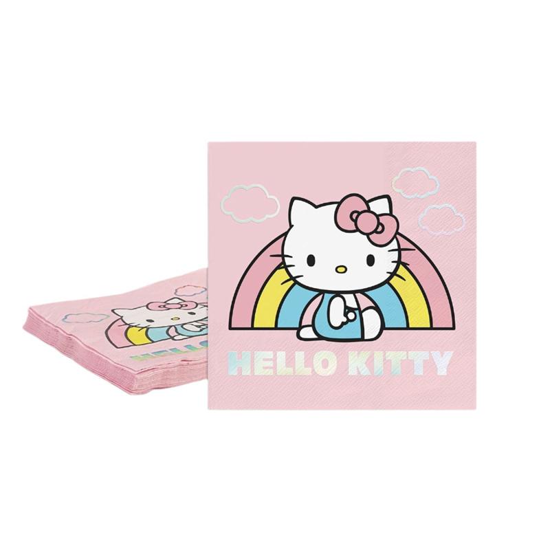 Sanrio Hello Kitty x Studio Oh! Rainbow Skieseon Sanrio Characters Napkins  USA |  AGPUW-3680