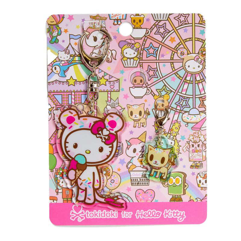 Sanrio Hello Kitty x Tokidoki and Zipper Pull Duo (Kawaii Carnival) Sanrio Characters Keychain  USA |  XUGTC-3014