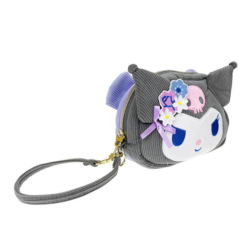 Sanrio Kuromi 2-Way (Charming Florals Series) Sanrio Characters Wristlet  USA |  MDXSY-2580