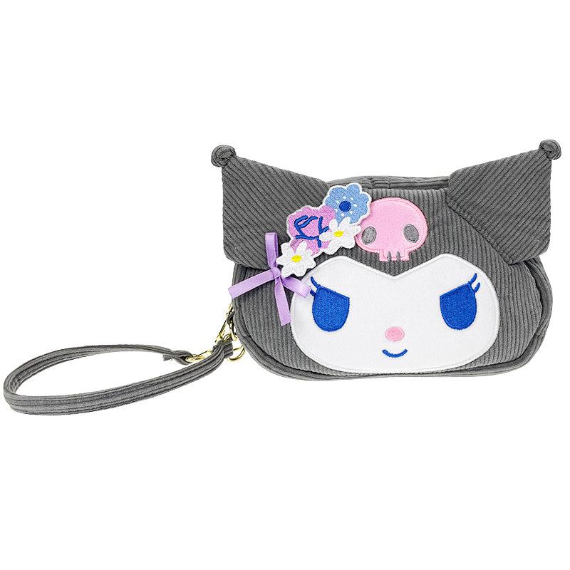 Sanrio Kuromi 2-Way (Charming Florals Series) Sanrio Characters Wristlet  USA |  MDXSY-2580