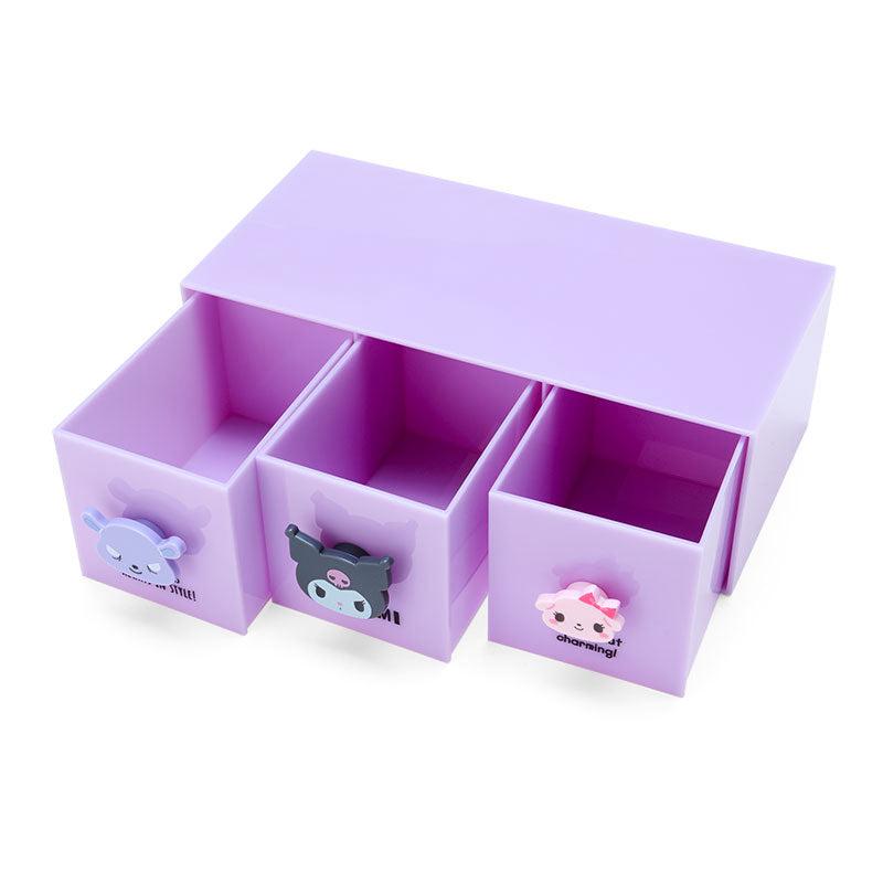 Sanrio Kuromi 3-Tier Besties Stacking Sanrio Characters Containers  USA |  KWSCZ-5648