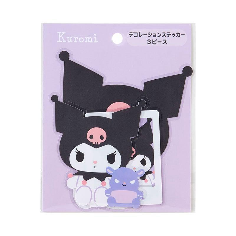 Sanrio Kuromi 3-pc Dress Your Tech Sanrio Characters Sticker Set  USA |  XQMZV-5687