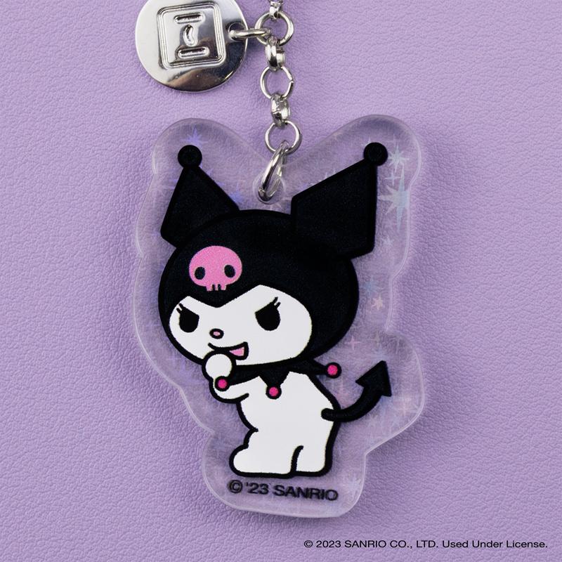 Sanrio Kuromi Beaded Charm Mobile Phone Sanrio Characters Wrist Straps  USA |  RIVQG-6951