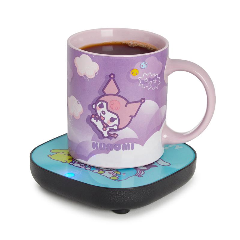 Sanrio Kuromi Coffee Warmer Set Sanrio Characters Mug  USA |  GQESX-9128